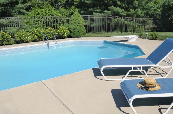 Poolside Concrete Installation in Pataskala